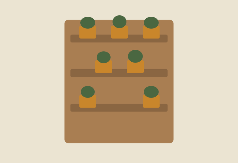 Illustration placeholder — replace with your real herbwall build photo